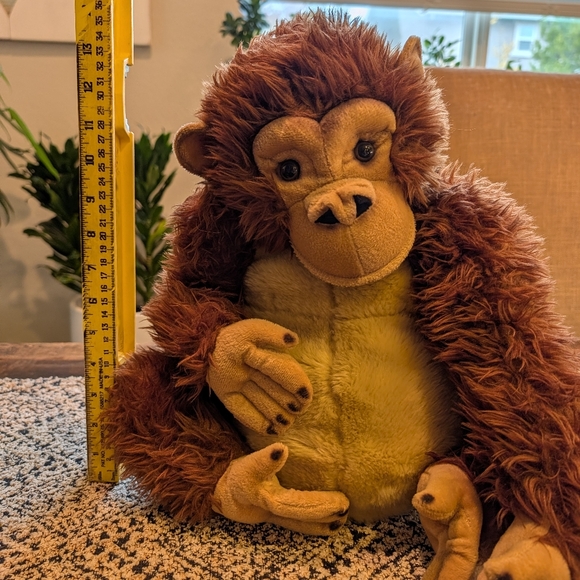 FAO Schwarz Adorable Plush Chimpanzee Toy - Picture 5 of 5